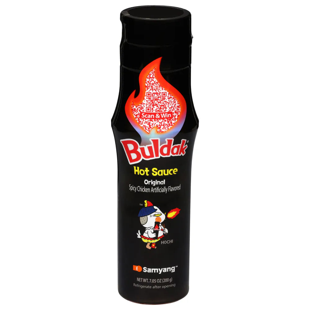 Black hot and spicy chicken flavor buldak sauce